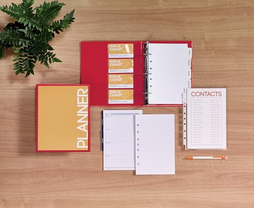 Avery Clear Business Card Organizer Pages for 5.5" x 8.5" Mini Binders, Pack of 5 Holds 40 Cards Total (76025) - style: 1 Pack
