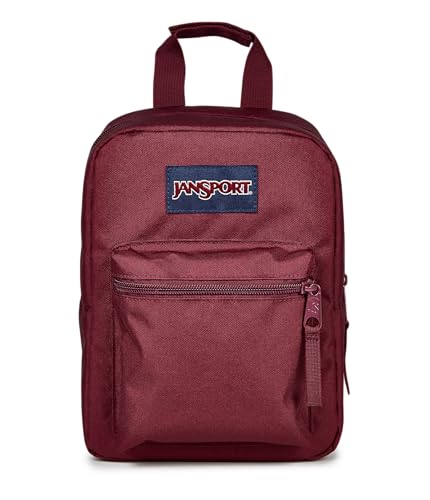 JanSport Big Break Insulated Lunch Bag - Small Soft-Sided Cooler Ideal for Class, Work, or Meal Prep, Cherry Lacquer - color: Cherry Lacquer