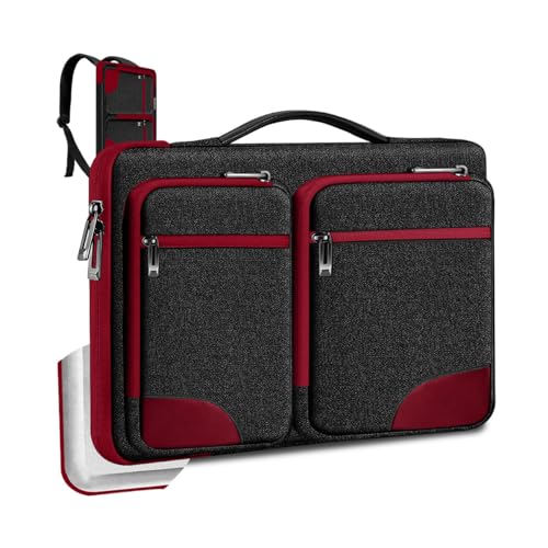 ZINZ 360 Protective Laptop Case 15" 15.6" 16" Sleeve, Water-Resistant Handbag with Straps Compatible with 16" MacBook Neo, MacBook Pro Air 16"/15", XPS 16" and Most 15" 15.6" 16" Notebooks,B01RD02 - color: B01rd02, size: 15"-16"