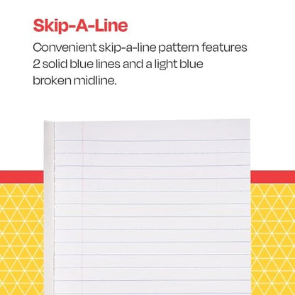 School Smart - 85298 Skip-A-Line Composition Book - Grade 1 - 9 3/4 x 7 3/4 - Green - 50 Sheets - 100 Pages - size: 50 Sheets/100 Pages - Grade 1