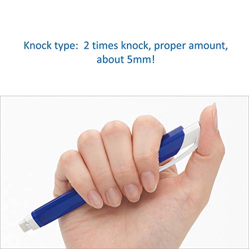 Four Mechanical Pens Set - 0. 3mm, 0. 5mm, 0. 7mm & 0. 9mm, with Ain Stein Refill Leads, Ain Clic Retractable Pen-type Triangle Eraser and Lihit Lab White Pencase