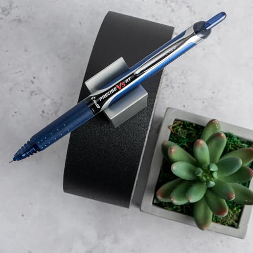 PILOT Precise V5 RT Refillable & Retractable Liquid Ink Rolling Ball Pens, Extra Fine Point (0.5mm) Navy Ink, 12-Pack (13447) - color: Navy, size: 12 Count (Pack of 1)