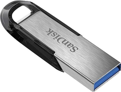 SANDISK 128GB Ultra Flair USB 3.0 Flash Drive, SDCZ73-128G-G46, Black (Pack of 3) - size: 128GB (Pack of 3)