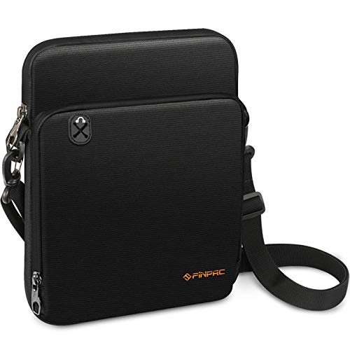 FINTIE 11 Inch Tablet Sleeve Case, Briefcase Shoulder Bag for 11" iPad (A16) 2025, Air M4 M3 M2 2026/2025/2024, 10.9" iPad 10th Gen, 10.9" Air 5/4, Galaxy Tab, Black - color: Black