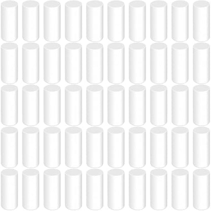 50 Pcs Mechanical Pencil Eraser Refills, White Refill Erasers for Propelling Pencils, Universal Traceless Eraser Replacement for Office Notebook Drafting - color: White,50pcs,11.6x4.5mm