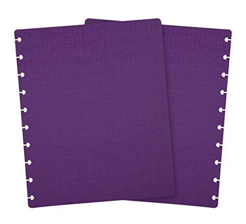 Talia Discbound Notebooks, Planner, Customizable, (Strong Purple, Midsize (7.5in x 9.75in)) - color: Strong Purple, size: Midsize (7.5in x 9.75in)
