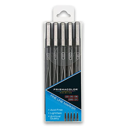 Marker,Prisma Fineln,5,Bk
