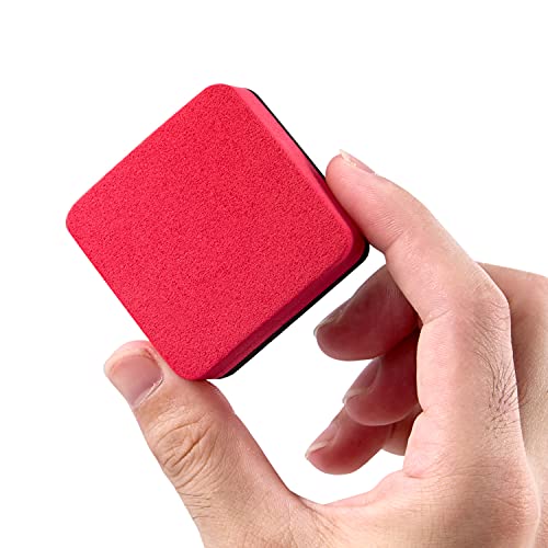 Dry Erase Erasers, 40 Pack Magnetic Whiteboard Dry Erasers | Chalkboard Cleaner Wiper for Kids and Classroom Teacher Supplies Home and Office, 8 Color - color: 40 Pack-8 Color