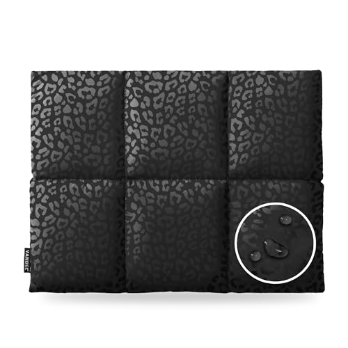 Vandel Puffy Laptop Sleeve 13 inch - 14 inch Waterproof Laptop Sleeve Case, Compatible with 13 inch MacBook Air/Pro 13 / MacBook Pro 14, iPad Pro 12.9, 13.3 in HP Dell, Air Case, Computer Bag Cover - color: r. Grid Black Leopard