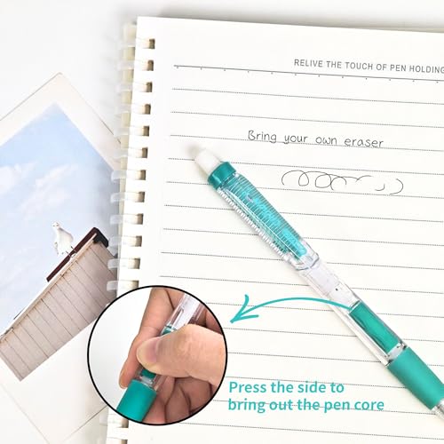 BAZIC Crown 0.5mm Mechanical Pencil (3/Pack) | fine point, click-advance, refillable, Eraser under cap, fine writing, notes, tests - size: 3 Count (Pack of 1)