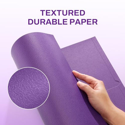 SUNEE 2 Pocket Folders with Prongs (25 Pack, Purple), Paper Folders with 2 Pockets and 3 Prongs Fit Letter Size Paper, Folders with Prongs for School Office Home Business - color: Purple