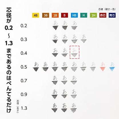 Pentel Lead Refill Pentel Ain 0.4mm HB 10-Piece Set C284-HB - size: 1 Count (Pack of 10), style: HB