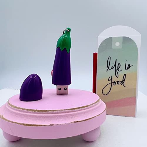 Digital Storage Devices - Picture Storage Stick - Eggplant USB Drive - 16GB USB (Eggplant) - color: Eggplant