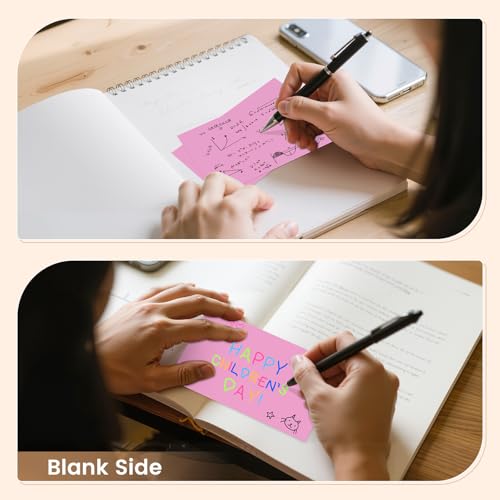 Index Cards 3x5 Inch, 300sheets, Flash Cards, Blank Pink Note Cards Paper For Studying, Schools Supplies, College, Office And Home Organization, Note Taking Supplies - color: Pink
