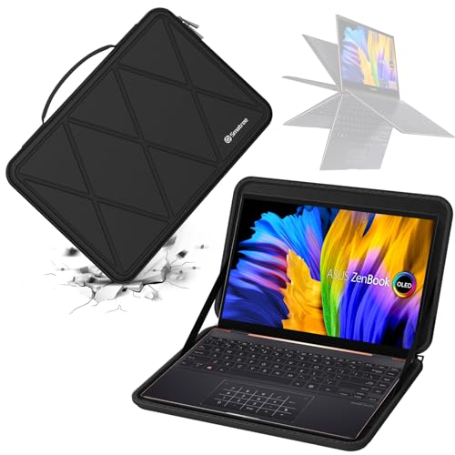 Smatree Hard EVA Protective Sleeve Case Compatible for 13 inch ASUS Zenbook S 13 OLED Laptop (X8028) - color: X Series-Black, size: For 13 inch ASUS Zenbook S 13 OLED Laptop(X8028)
