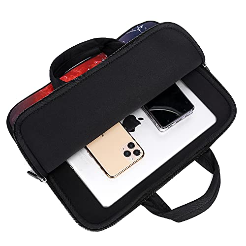 11 11.6 12 12.1 12.5 inch Laptop Carrying Bag Chromebook Case Notebook Ultrabook Bag Tablet Cover Neoprene Sleeve Fit Apple MacBook Air Samsung Acer HP DELL Lenovo Asus (Football Fire) - color: Football Fire
