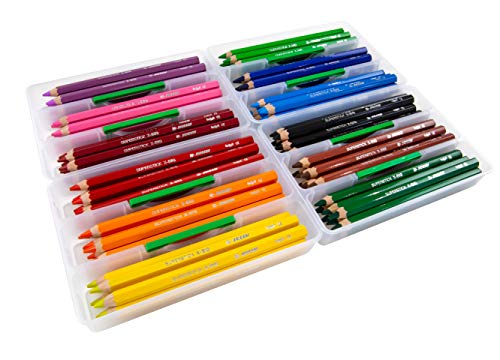 Jolly X-Big Jumbo Colored Pencils Kindergarten Tote; Set of 96, Perfect for Special Needs, Art Therapy, Preschool and Early Learners - size: 96 Count (Pack of 1)