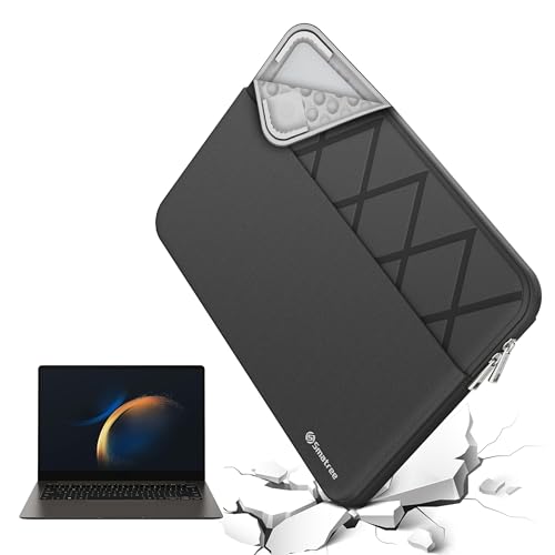 Smatree Laptop Sleeve for 16 inch Samsung Galaxy Book6 Ultra/Book6 Pro | for 15.6 inch Samsung Chromebook 4+,Protective Case with Accessory Pocket (E602) - color: Elite-Black, size: for Samsung 16 inch Galaxy Book6(E602)