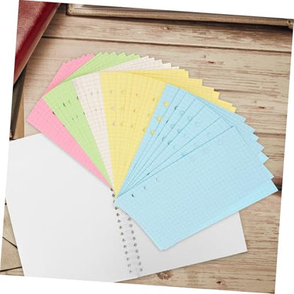 NUOBESTY 2sets Loose Leaf Paper College Ruled Notebook Refills Filler Paper for Study Planner