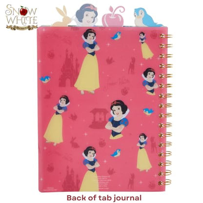 Disney Snow White Tab Journal Notebook, Spiral Bound, 96 Lined Pages, 8 x 7 inches - style: Snow White