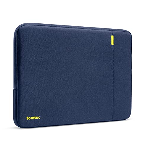 tomtoc 360° Protective Laptop Sleeve for 15.6-16 Inch Acer Aspire 1/3/5/7, Chromebook, Lenovo IdeaPad L3, HP Pavilion/Envy, ASUS Chromebook/VivoBook, Water-Resistant Notebook Accessory Bag Case - color: Navy Blue, size: 15.6-16.2 Inch
