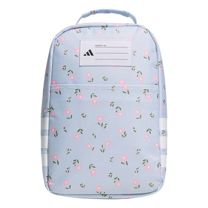 adidas Kids Santiago Lunch Bag for Girls & Boys – Insulated Cooler Lunchbox, 8L - color: 4.0/Ditsy Floral Crystal Sky