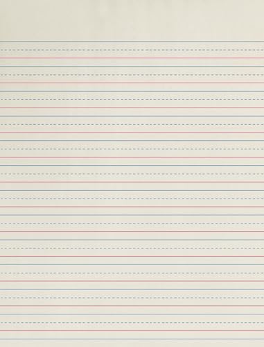 School Smart Zaner-Bloser Writing Paper, Handwriting Practice Lined Paper, Grade 3 Learning, 1/2 Inch Rule, 8 x 10-1/2 Inches, 500 Sheets - size: 8" x 10.5", style: 1/2 Inch Ruled