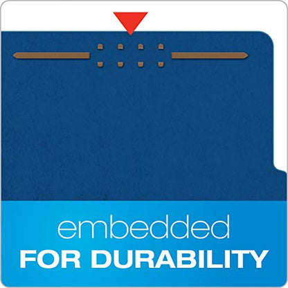 Pendaflex Classification File Folders,1 Divider, Durable File Organizer for Home, School or Office, Letter-Size Folders for Files, Paper Organizer, Durable Prongs, (B006NVMJCC) - size: Letter