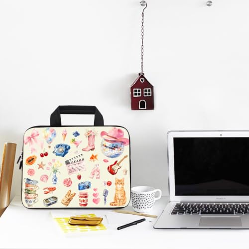 AMARY Laptop Sleeves 11.6" 12" Laptop Handle Bag Neoprene Notebook Carrying Pouch Chromebook Sleeves case (AMR12-30) - color: AMR12-30