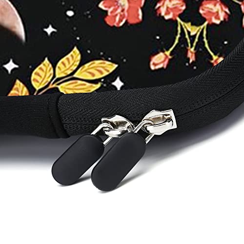 AMARY Laptop Sleeves 11.6" 12" Laptop Handle Bag Neoprene Notebook Carrying Pouch Chromebook Sleeves case (Flowers Moon) - color: Flowers moon