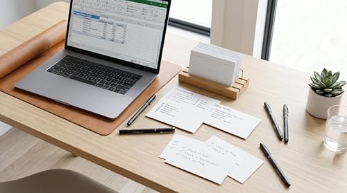 Trailmaker (100 Pack) Index Cards Bulk Pack, 10,000 Ruled 3 x 5 Note Cards, 100 Packs of 100 Flash Cards for Studying, Note Taking, Presentations, College, High School, Classroom & Office Supplie