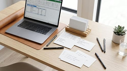 Trailmaker (100 Pack) Index Cards Bulk Pack, 10,000 Ruled 3 x 5 Note Cards, 100 Packs of 100 Flash Cards for Studying, Note Taking, Presentations, College, High School, Classroom & Office Supplie