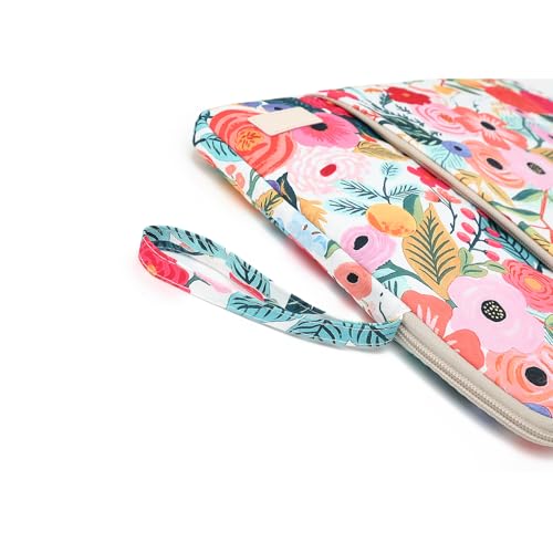 Laptop Sleeve 13.3 inch14 Inch, 15.6inchWater Resistant Traveling Computer Cover with Handle, Shockproof Protective Carrying Laptop Case (Y8-Garden Rose, 15 inch-15.6 inch) - color: Y8-Garden Rose, size: 15 inch-15.6 inch