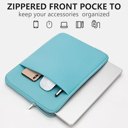 11-11.6 Inch Laptop Sleeve Shockproof Case Padded Computer Protective Cover with Pocket Compatible with 11.6" MacBook Acer ASUS HP Stream Dell Samsung Chromebook Notebook, Blue - color: Blue, size: 11"-11.6"