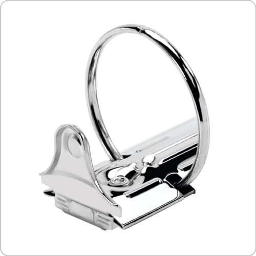 Cardinal Economy 3 Ring Binder, 1 Inch, Presentation View, White, Holds 225 Sheets, Nonstick, PVC Free, 4 Pack of Binders (79510) - size: 1-Inch