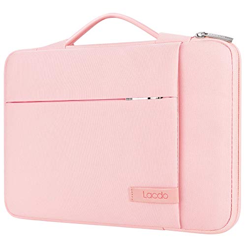 Lacdo 360° Protective Laptop Sleeve Case for 13 inch MacBook Air M5 A3449 (2026), M4 A3240 2025, M3 A3113 A2681 A2337 | 13" MacBook Neo A18 Pro A3404 (2026) | iPad Air/Pro 13 M5 Computer Bag, Pink - color: Pink, size: New MacBook Air/Neo/Pro 13 Inch