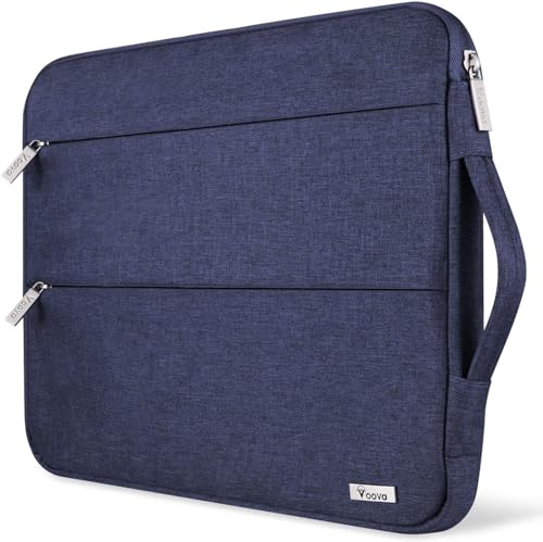 Voova 14 15 Inch Laptop Sleeve Case, Waterproof Computer Bag Cover Compatible with MacBook Air 15 M2/M3/M4 2022-2025, MacBook Pro 15, Hp chromebook 14, 14-15” Dell Lenovo Acer Asus, Blue - color: Blue, size: 14-15 Inch