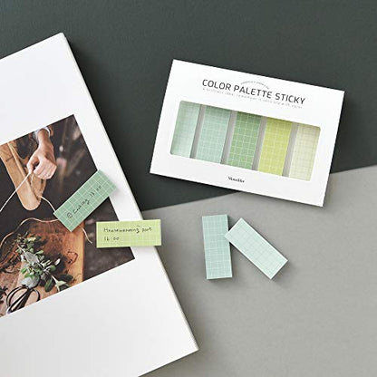 Monolike Color Palette Sticky Grid 500 C Set 4p - Self-Adhesive Memo Pad 30 Sheets - color: Grid 500 C