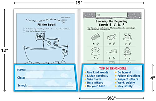 Teacher Created Resources My School Work Pocket Folder (TCR4939)