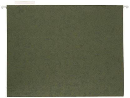 Amazon Basics Hanging File Folders with Adjustable Tabs, Sturdy Expandable Document Organizer, Letter Size 8.5x11 inch, Green, 25-Pack - color: Green, size: 25 Pack