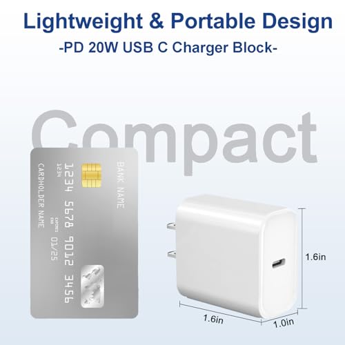 아이폰 17 16 15 프로 맥스 충전기 고속 충전 3팩 20W 애플 고속 충전기 | 코드가 있는 USB C 블록 아이폰 17/17 프로 맥스/17 에어/16/16e/16 플러스/16 프로/16 프로 맥스/15/15 프로 맥스/아이패드 프로/에어팟용 코드 포함 - color: 우븐, size: 3피트