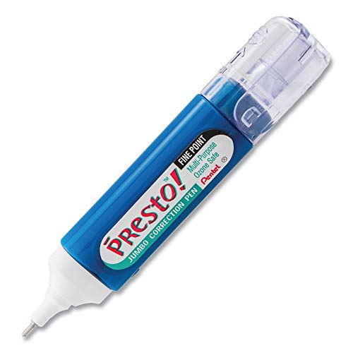 Pentel Presto Correction Pen 1/ Package - 12ml Fine Point (ZL31WBP-K6) - size: 1 Count (Pack of 1)