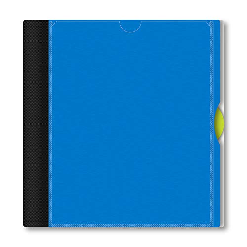 iScholar IQ+ 1-Subject Poly Cover Wirebound Notebook, College Ruled, 11 x 8.5 Inch Sheet Size, 100 Sheets, Blue (59902-BL) - color: Blue, size: 1 Subject, style: College Ruled