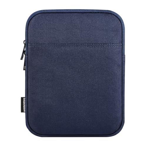 Dadanism 8-9 Inch Tablet Sleeve Case for iPad mini 7th/6th 8.3" 2024/2021, iPad mini 5/4/3/2/1 7.9", Galaxy Tab A7 Lite/A9 8.7", Remarkable Paper Pro Move 7.3" 2025, Tab M8 8", Tab M9 9", Indigo - color: Indigo, size: 8-9 inch