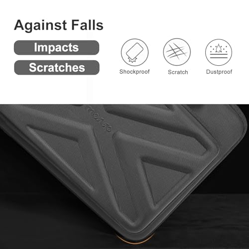 MOSISO 18-18.5 inch Laptop Hard Case, 18 inch Shockproof Waterproof Laptop Case Hard Shell Compatible with ASUS HP Dell Lenovo, Carrying Sleeve Computer Bag with Sturdy Handle&Front Pocket&Belt, Black - color: Black, size: 18.5 inch
