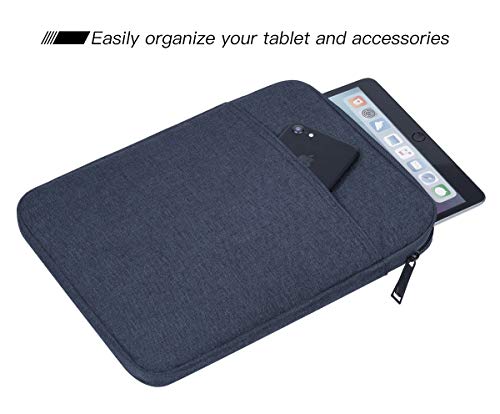 Tablet Sleeve Case for iPad Pro 11 Inch, iPad 9th/8th/7th Gen 10.2, iPad Air 5/4 10.9 Inch, Samsung Galaxy Tab A8 10.5" Protective Bag, Fit Apple Smart Keyboard, Blue - color: Blue, size: 9-11 Inch