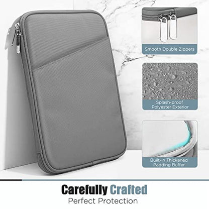 TiMOVO 9-11" Tablet Sleeve Bag for iPad 11-inch A16 2025, iPad 10.9"/10.2"| Air 11 Inch/5th/4th Gen. 10.9", Galaxy Tab A9+/A11Plus 11", Protective Bag with Pocket, Dark Gray - color: Aa-Dark Gray, size: 9-11 Inch