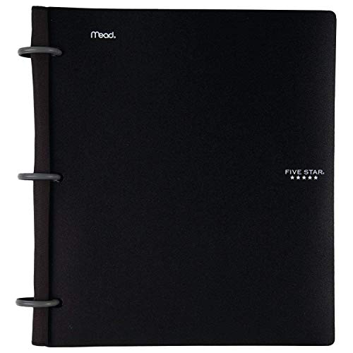 Five Star Flex NoteBinder - 1 Inch Capacity, 11.5 x 11 Inches, Notebook and Binder All-in-One - 2 Pack - Multi Colored