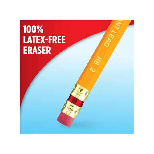Paper Mate Everstrong #2 Pencils, Hb (#2), Black Lead, Gold Barrel, Dozen