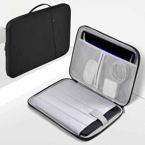 13 inch Laptop Sleeve Case for 2026-2024 Microsoft Surface Laptop 8th 7th 13.8" & 13.5" Surface Laptop 6/5/4, Water-Resistant Shockproof Handle Bag with Accessory Pocket -Black - color: Black, size: 13-inch for Surface Laptop